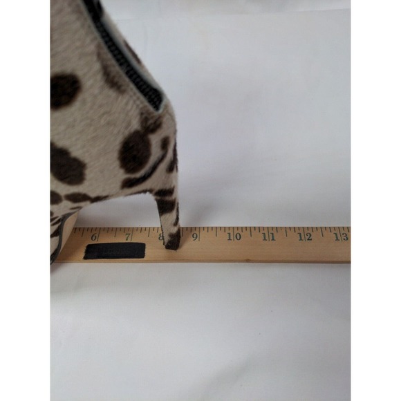 The Mode Collective Leopard, Cheetah Print Ankle Boots Stiletto Heel Size 38 - Picture 9 of 16